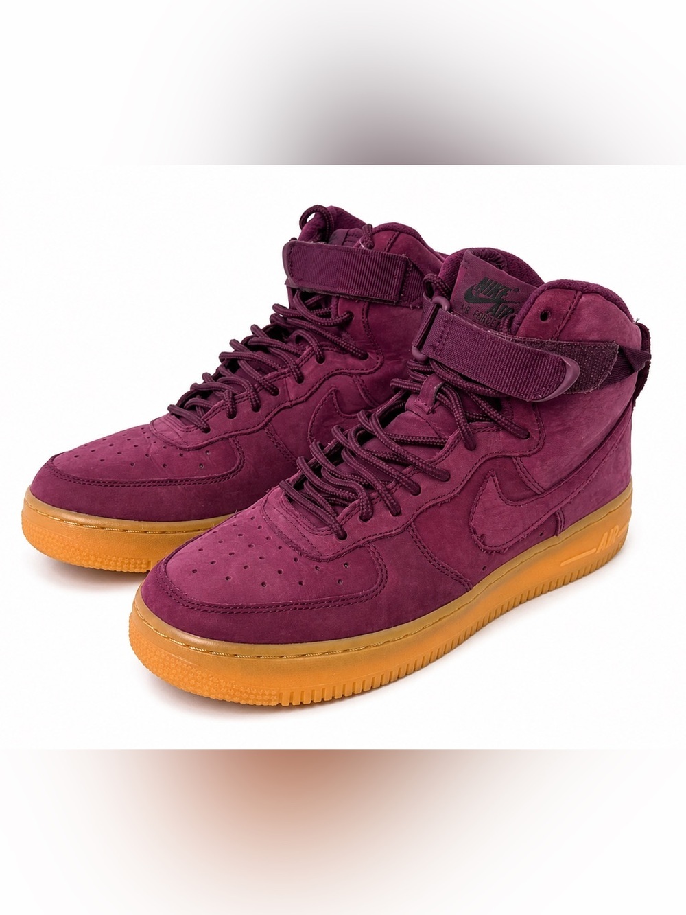 Nike Air Force 1 WB Bordeaux  Size 8.W 6.5Y 922066-600- VGUC